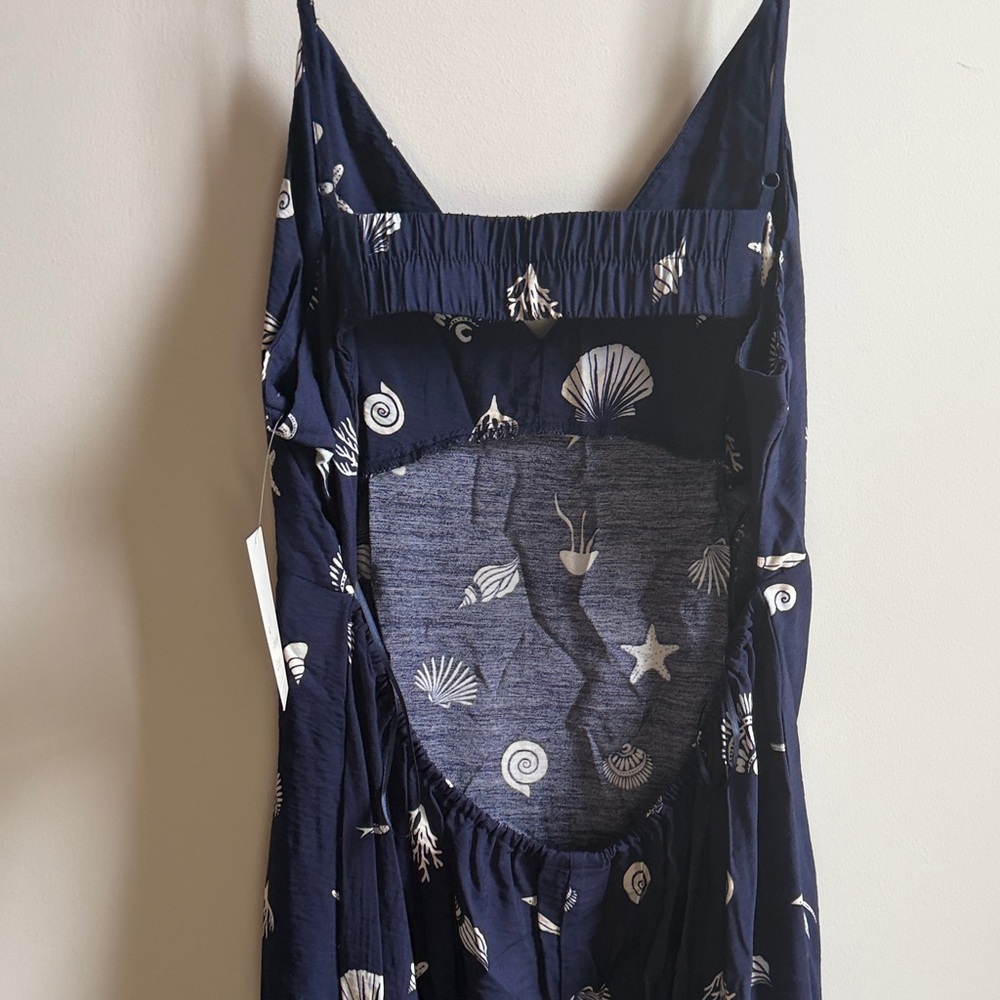 A new day Navy Blue Star and Sea Shells Maxi Dress - Picture 7 of 7